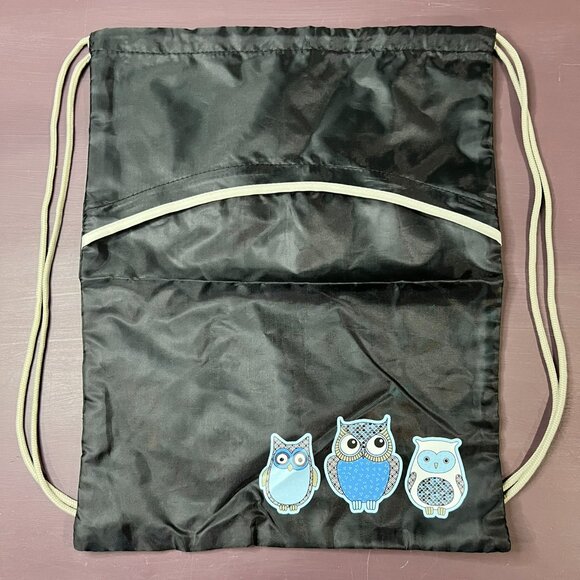 NEW Thirty-One Cinch Sac Owl Trio Bag - Picture 1 of 2